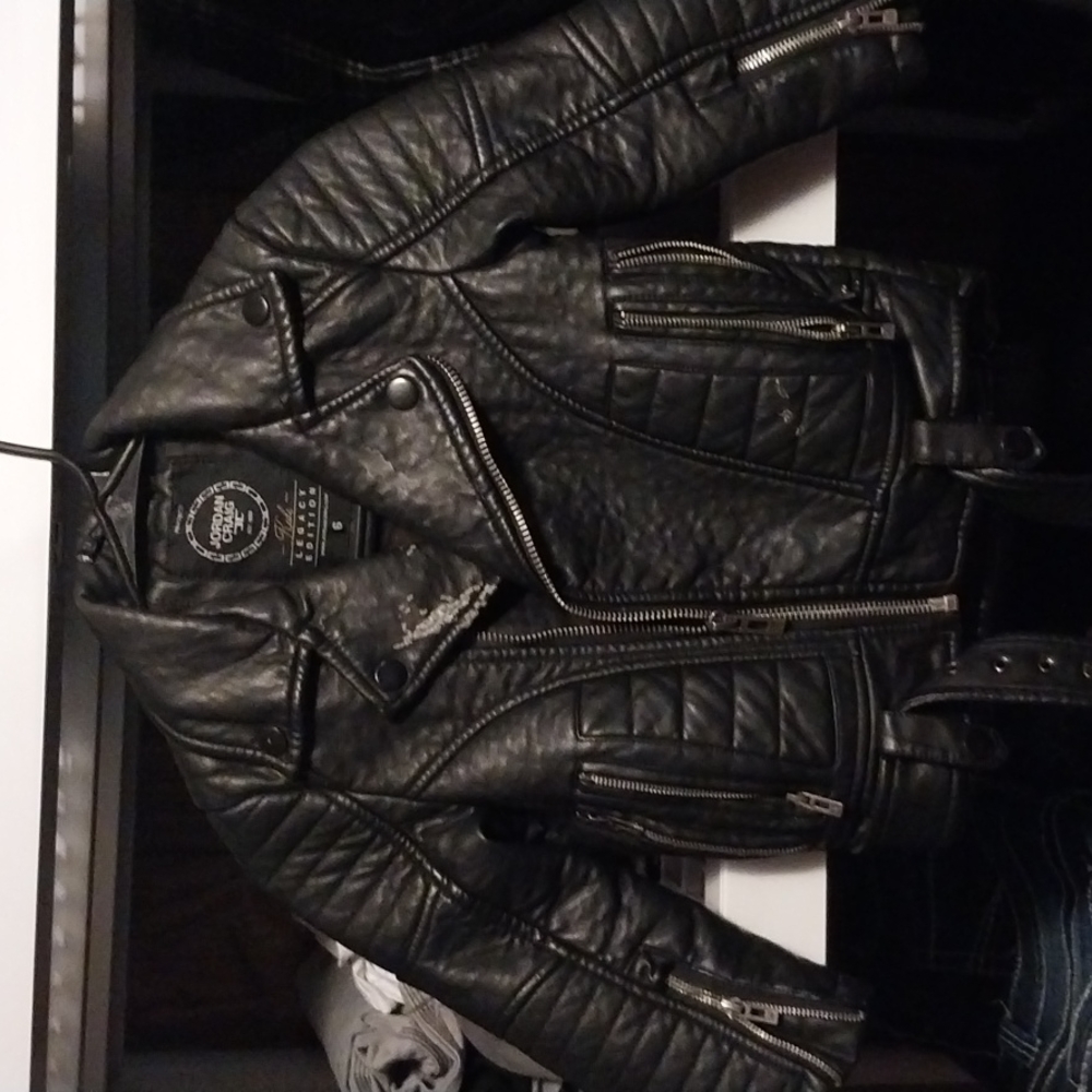 Children's leather jacket